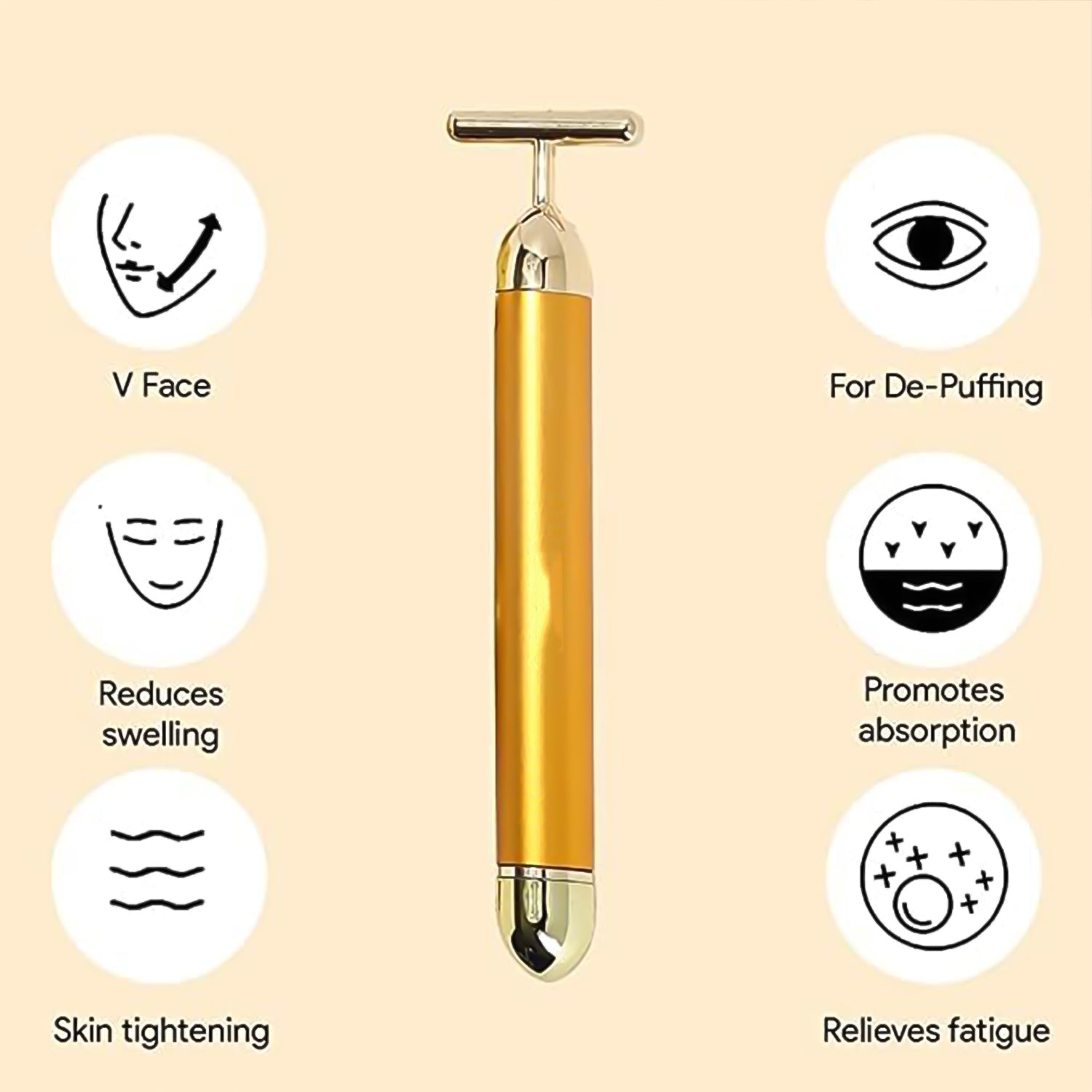 Golden Energy Face Massager (1 Pc) Golden Energy Face Massager (1 Pc)